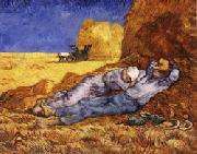 Vincent Van Gogh The Noonday Nap(The Siesta) china oil painting reproduction